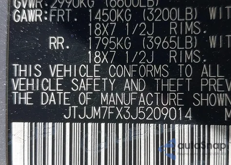 2018 Lexus Gx 460 Luxury z USA, uszkodzony, nr VIN JTJJM7FX3J5209014